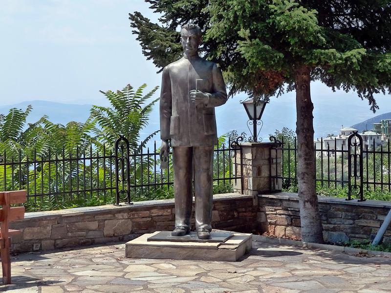The statue of Sculptor Nikolas’