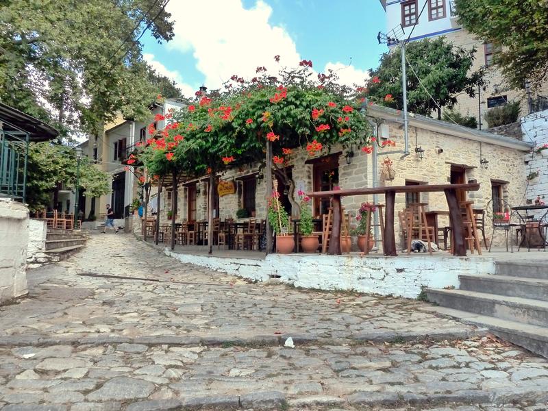 Mountain, Village, Footpath, Central Pilio