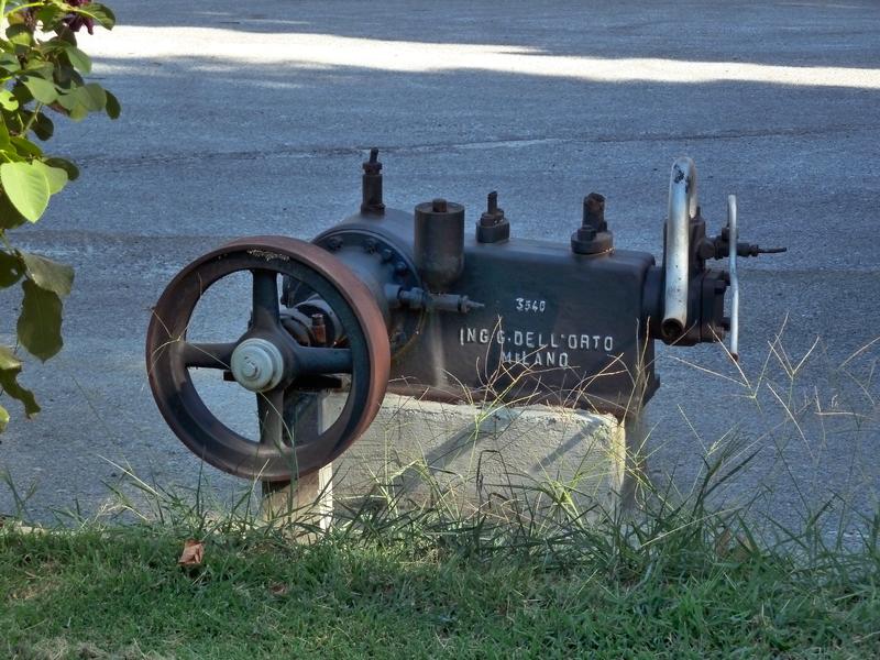 An old factory machine