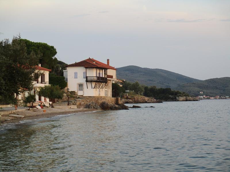 Traditinal seaside houses in Horto