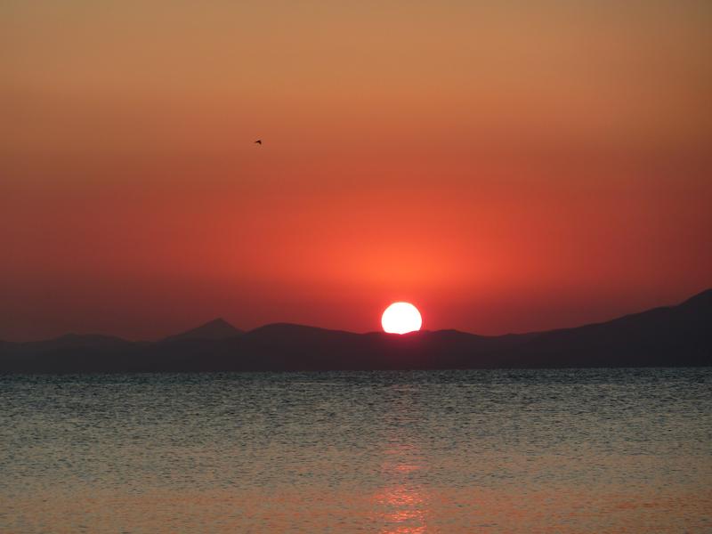 Εντυπωσιακό ηλιοβασίλεμα στο Λεφόκαστρο