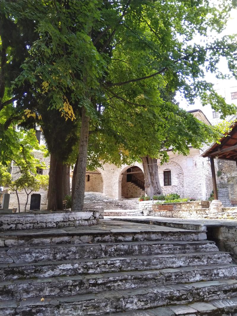 The courtyard of the Church of Holy Mary