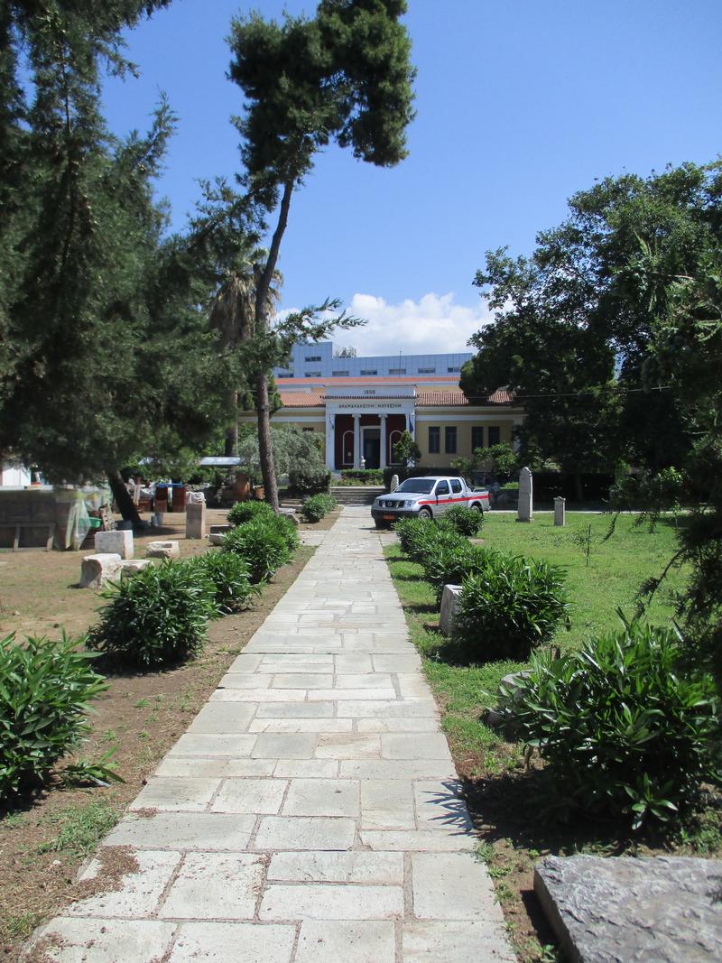 The courtyard of the museum