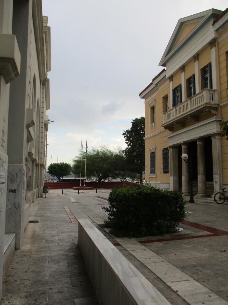 Pedestrian street outside the art center