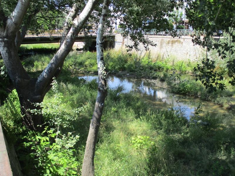 Krasidon River, outside the museum