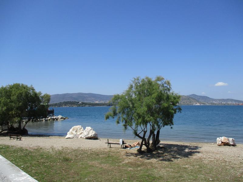 Small beach before we reach Anavros park